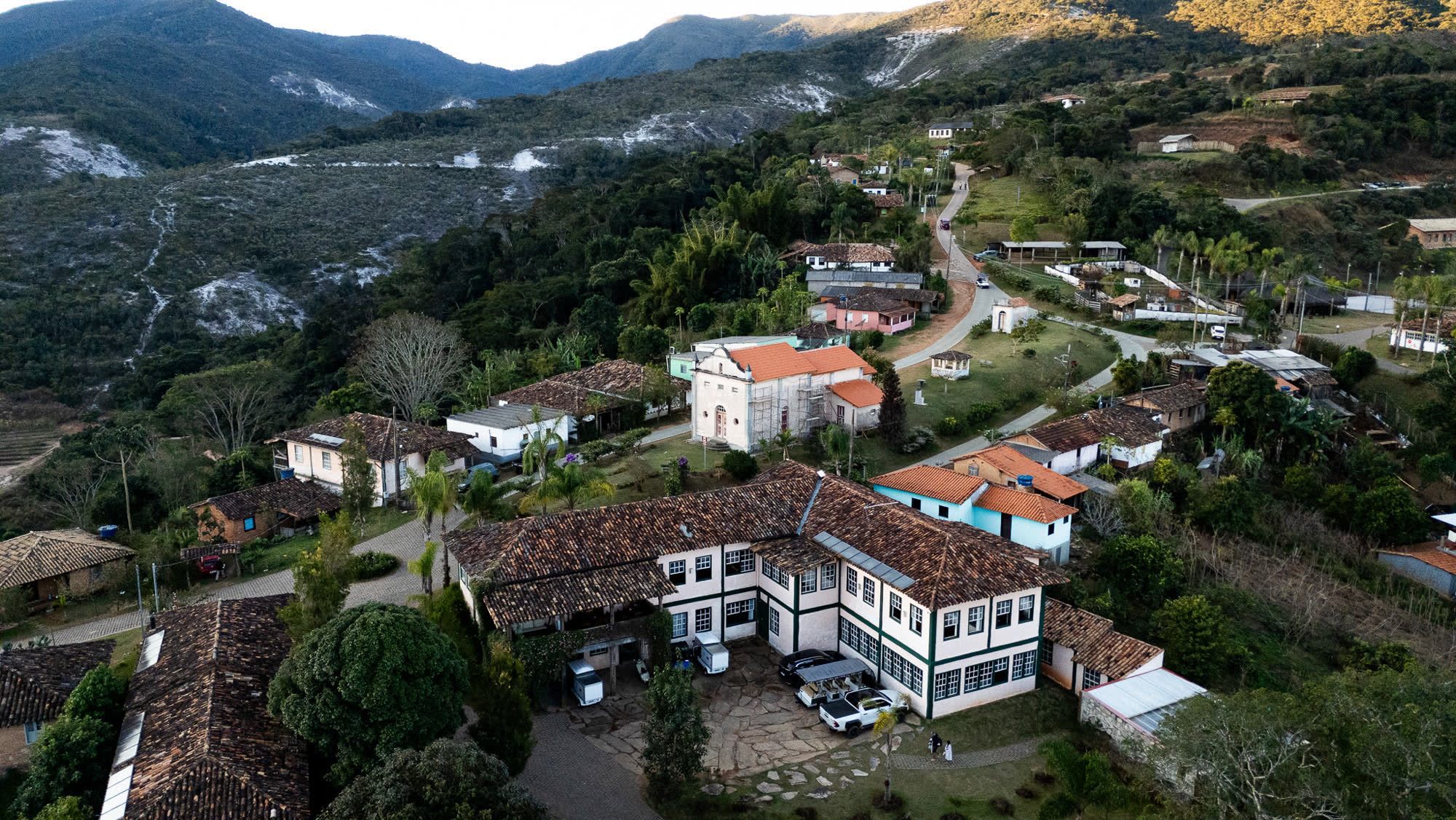 A Vila do Mogol vista do alto
